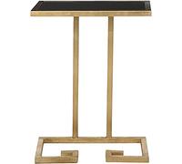 Safavieh Ella - Mesa Decorativa, Metal, Cristal Dorado/Negro