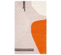 SAFAVIEH Geométrico Salón, Comedor, Dormitorio - Rodeo Drive, Pila Mediana, Marfil/Rosa Claro, 91 X 152 cm