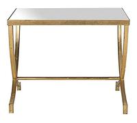Safavieh Lauren - Mesa Decorativa, Metal, Dorado/Espejo