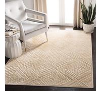 Safavieh Lexington - Alfombra de Viscosa Suave (121 x 170 cm), Color Beige