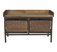 Safavieh Lily Storage Bench, Wood, Dark Walnut