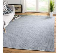 Safavieh Lolita Tejido a Mano Alfombra, Marfil/Azul Marino, 121 x 182 cm