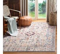Safavieh Mariah Area - Alfombra (Polipropileno, 120 x 180 cm), Color Gris y Azul