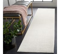 Safavieh Melody Collection - Alfombra de Pelo Corto, Color Marfil, 66 x 183 cm