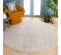 Safavieh Melody Collection - Alfombra geométrica para salón, Comedor, Dormitorio, Pelo Corto, Color Marfil y Gris, 183 x 274 cm