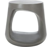 Safavieh Mesa auxiliar de exterior hormigon gris oscuro