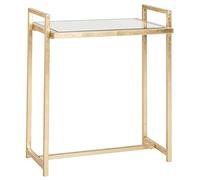 Safavieh - Mesa Auxiliar (Metal, Espejo, 31 x 46 x 56,13 cm), Color Dorado