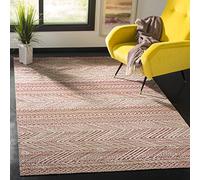 Safavieh Micah - Alfombra Multiusos para Interiores y Exteriores, Polipropileno, 120 x 180 cm, Color Rosa