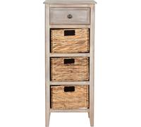 Safavieh Muebles de almacenaje de madera de gris
