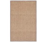 Safavieh Natural Fiber Collection NF114P - Alfombra de Tejido de Canasta (4 x 6 pies, Color Gris
