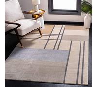 Safavieh Orwell Collection ORW302 - Alfombra Rectangular Tejida para Interiores, Color Marfil/Gris Pardo, 122 x 183 cm, para salón, Dormitorio o Cualquier Espacio Interior