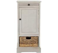 Safavieh Poppy - Mesa Auxiliar, Madera, Vintage Gris