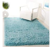 Safavieh psg800 a Paseo colección Vintage Area Rug, 10 'x 14', Color Beige Claro, Microfibra, Turquesa, 5'1" x 7'6"