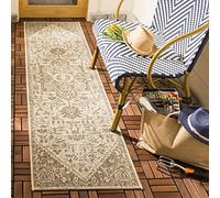 Safavieh Revere - Alfombra Multiusos para Interiores y Exteriores, Polipropileno, 62 x 240 cm, Color Beige