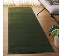 Safavieh Revive Collection - Alfombra de Pelo Corto para salón, Comedor, Dormitorio, 62 x 240 cm, Color Verde