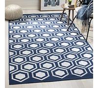 Safavieh "Sari Morado y Negro Alfombra, Azul Marino, 152 x 243 x 0,64 cm