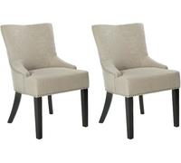 Safavieh Set de 2 sillas de comedor en madera de abedul beige
