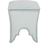 Safavieh SEU4663D Salma-Puf de algodón, Color Azul Claro