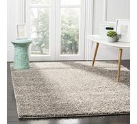 Safavieh SG166C-5 Alfombra de salón Rectangular Grande para Uso en Interiores, Polipropileno, Gris, 160 x 230 cm