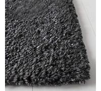 Safavieh Shaggy - Alfombra Tejida para Interiores con área de Acento, colección August Shag de 900 Agosto, en carbón, 61 x 91 cm, para Sala de Estar, Dormitorio o Cualquier Espacio Interior