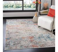 Safavieh Shivan Collection, SHV728 - Alfombra Rectangular de Interior (122 x 183 cm), Color Gris y Rosa