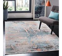 Safavieh Shivan Collection SHV751 - Alfombra Rectangular Tejida para Interiores, Color Azul y Marfil, 91 x 152 cm, para salón, Dormitorio o Cualquier Espacio Interior