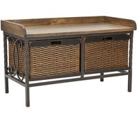 Safavieh Sillon adirondack en madera de acacia gris