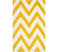 Safavieh "Stella Textura área Alfombra, luz Azul/Marfil, 76 x 243 x 1,6 cm PPPP, Lana, Gold/Ivory, 76 X 243 cm