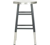 Safavieh Taburete de cocina en hierro plateado
