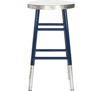 Safavieh Taburete de cocina en hierro plateado