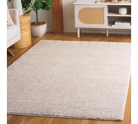 Safavieh Tahoe Shag Collection - Alfombra de Pelo Alto, Color Crema, 91 x 152 cm