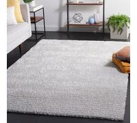 Safavieh Tahoe Shag Collection - Alfombra de Pelo Alto, Gris, 122 x 183 cm