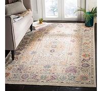 Safavieh Vintage Zona Alfombra, algodón, Crema, 3' x 5'