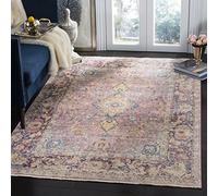 Safavieh Vintage Zona Alfombra, algodón, Morado Claro, 4' x 6'