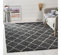 Safavieh Vintage Zona Alfombra, Polipropileno, Anthracite/Beige, 5'1" x 7'6"
