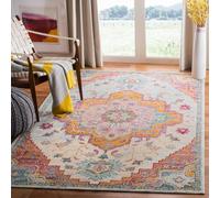 Safavieh Vintage Zona Alfombra, Polipropileno, Azul Claro, 5' x 8'