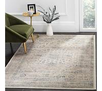 Safavieh VTG123-7442-3 Alfombra, Polipropileno, Pierre/Bleu, 99 x 170 cm