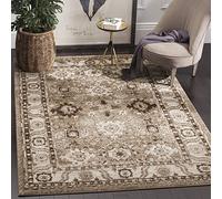 Safavieh vth214 C-10 Vintage Hamadan Collection área Alfombra, Polipropileno, marrón Topo, 5'3" X 7'6"