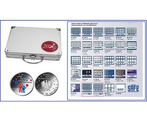 Safe-243-0-20-Euro-Maletín Monedas Smart Con Placa 3D Vacío Para Llenar