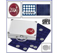 Safe 243 20 EURO Maletín Monedas Smart 6X Tableaus 120X En Münzkapseln 32,5 PP