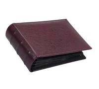 Safe 4138 Álbum de Billetes (Rojo Vino)- Libreta de Billetes con 50 páginas para 100 Billetes- Formato 215 x 150 x 58 mm