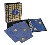 SAFE 7801 - Álbum de medallas de recuerdo para Monnaie de París, 4 inserciones para 48 medallas, incluye juego de pegatinas, 250 x 230 x 80 mm