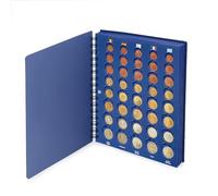 SAFE 7807 Álbum de colección Euro TOPset - Álbum numismático para monedas de euro de todos los países - 5 hojas TOPset para 25 series, ilustraciones a color & sistema de inserción - 210x235 mm