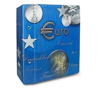 SAFE 7822 B1 - Archivador de monedas 2 euros 2004-2013 Topset | 11 hojas para monedas de 2 euros sin cápsula | Archivador de monedas para tu colección de monedas