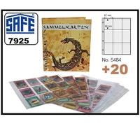 SAFE-7925 Álbum Reunión Trading Cards A4 20x Hojas Para 360 Cartas A-Z