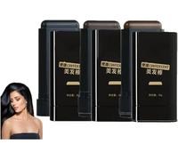 Safe and Convenient Comb Hair Dye, Hair Concealer Combing Hair, Covering Gray Hair, Portable Hair Colouring Comb, 3-Color Hair Dye Stick, Quick Touch Ups, for All Skin Types (Mixed, 3pcs)