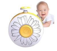 Safe Baby Fingernail Clipper-Baby Cutter Electric Electric, Clippers de aletas para bebés 6 en 1 en 1 en la seguridad de 6 en 1 | Baby Essentials, batería incorporada de 600 mAh para niñas y niños rec
