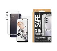 Safe. by PanzerGlass® Protector de 3 en 1 para Samsung Galaxy A25 5G - Protección Definitiva Que Mantiene Tu Teléfono A Salvo de Caídas, Golpes y Arañazos