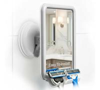 Safe-er-Grip Changing Lifestyles - Espejo de Ducha con 2 Ganchos para maquinilla de Afeitar