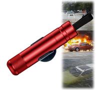 Safe Hammer, Safe Hammer Car Window Breaker, Multi-Functional Car Escape Tools Safehammer (Red)